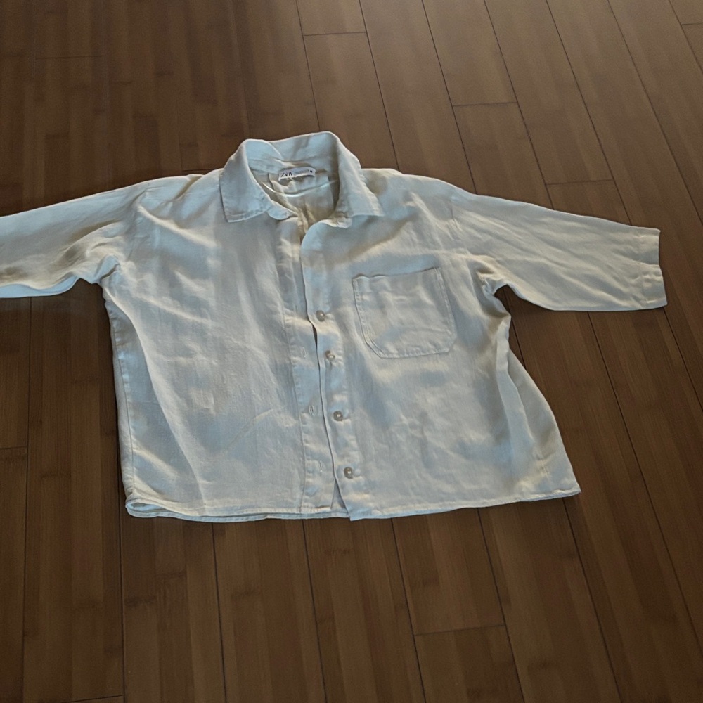 Zara Light Cream Blouse